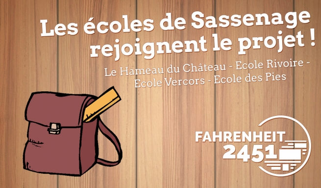 Les écoliers de Sassenage sont prêts à rejoindre Fahrenheit 2451 !